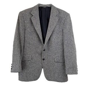 VTG Pagano West‎ Blazer Men 42S Rainbow Tweed Western Elbow  USA Cowboy USA 80s